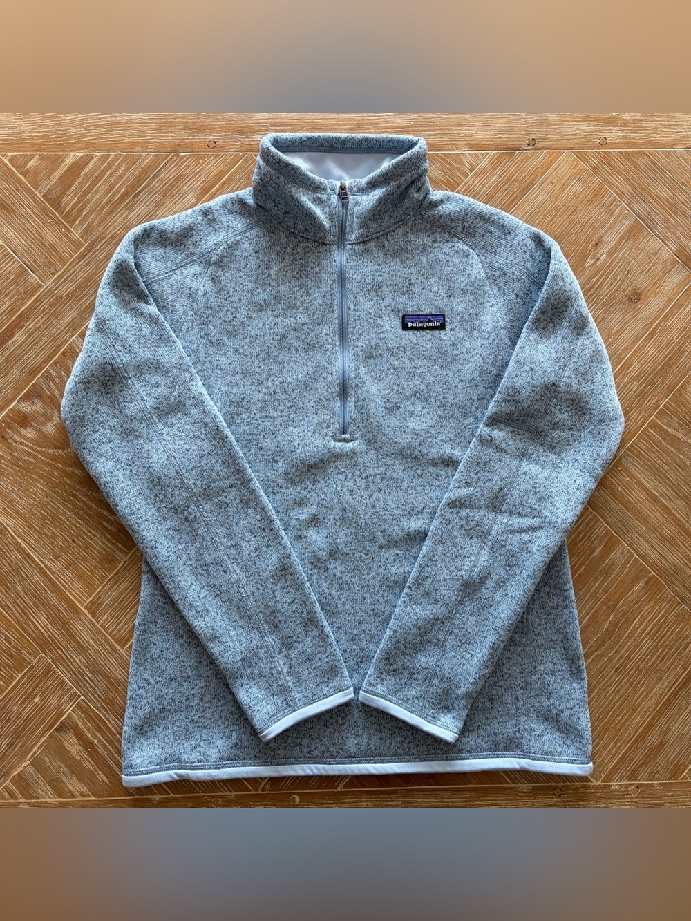 Patagonia Better Sweater 1/4 Zip Fleck Blue